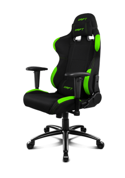 Игровое Кресло DRIFT DR100 Fabric / black/green - фото 17936