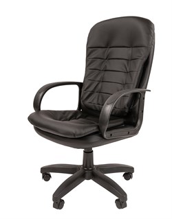 Офисное кресло Стандарт СТ-95 Россия экокожа черн. - фото 25676