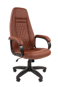 Офисное кресло Chairman 950 LT Россия экопремиум коричневый - фото 25768