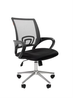 Офисное кресло Chairman 696 Россия TW серый хром new - фото 26020