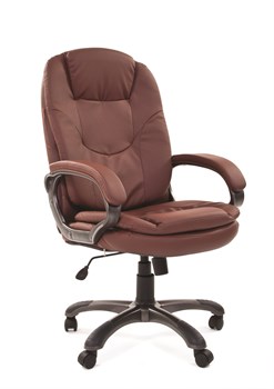 Офисное кресло Chairman 668 Россия экопремиум коричневый (новый) - фото 26032