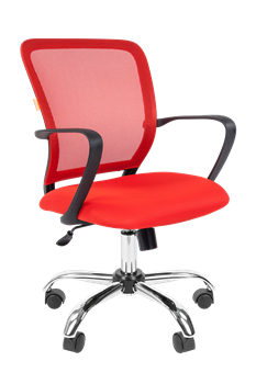 Офисное кресло Chairman 698 Россия TW-69 красный хром - фото 26167