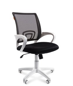 Офисное кресло Chairman 696 Россия белый пластик TW-11/TW-01 черный - фото 26228