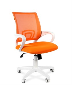 Офисное кресло Chairman 696 Россия белый пластик TW-16/TW-66 оранжевый - фото 26726