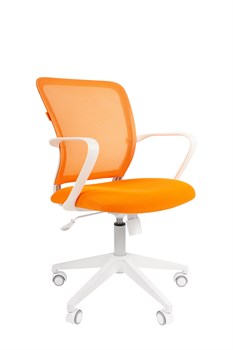 Офисное кресло Chairman 698 Россия белый пластик TW-16/TW-66 оранжевый - фото 26841