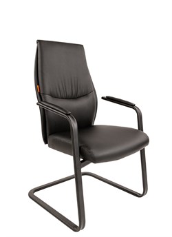 Офисное кресло Chairman VISTA V Россия экопремиум черный, черн.полозья - фото 26909