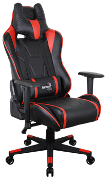 Компьютерное Игровое Кресло Aerocool AC220 AIR-BR black/red - фото 27240