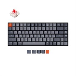 Беспроводная механическая клавиатура Keychron K2, 84 клавиши, White Led подсветка, Gateron Red Switch - фото 28773