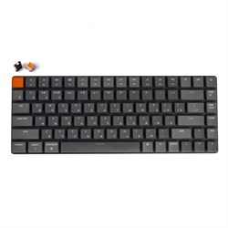 Беспроводная механическая ультратонкая клавиатура Keychron K3, 84 клавиши, RGB подсветка, Orange Switch - фото 28975
