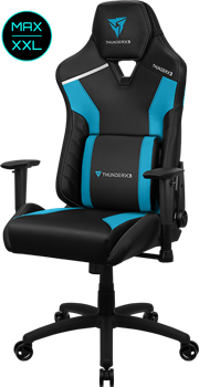 Кресло компьютерное игровое ThunderX3 TC3  MAX Azure Blue - фото 29315