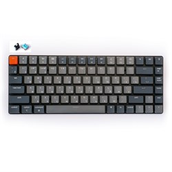Беспроводная механическая ультратонкая клавиатура Keychron K3, 84 клавиши, White LED подсветка, Blue Switch - фото 31023