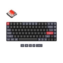 Беспроводная механическая ультратонкая клавиатура QMK Keychron K3 Pro, 84 клавиши, RGB-подсветка, Gateron Red Switch - фото 31057