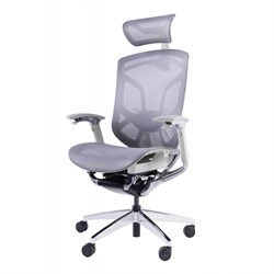 Премиум эргономичное кресло GT Chair Dvary X, серый - фото 31198