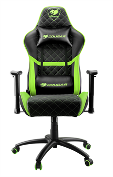 Кресло компьютерное игровое Cougar NEON Green зеленое - фото 31596