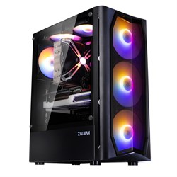 Корпус ATX Zalman N4 REV.1, Midi-Tower, без БП, Черный - фото 34506