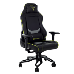 Кресло компьютерное игровое ZONE 51 Cyberpunk Черный/Зеленый - фото 34717
