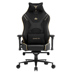 Кресло компьютерное игровое ZONE 51 Armada Royal - Черный, Золотой - фото 34889
