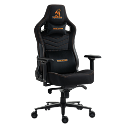 Игровое кресло EVOLUTION NOMAD PRO Black Orange - Ткань, Черный, Оранжевый - фото 36287