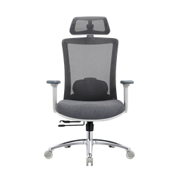 Кресло офисное EVOLUTION ERGO PRIME Grey, Сетка/Ткань, Серый - фото 36762