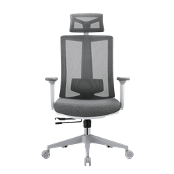 Кресло офисное EVOLUTION ERGO BLISS Grey - Сетка/Ткань, Серый - фото 36791