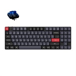 Беспроводная механическая клавиатура QMK Keychron K13 Pro, 90 клавиш, Hot-Swap, Gateron low profile Blue Switch - фото 39298