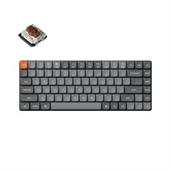 Беспроводная механическая ультратонкая клавиатура QMK Keychron K3 Max, 84 клавиши, RGB-подсветка, Gateron Brown Switch - фото 39328