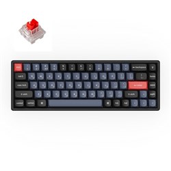 Беспроводная механическая клавиатура QMK Keychron K6 Pro, 68 клавиш, Hot-Swap, Keychron K pro Red Switch - фото 39332