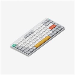 Беспроводная механическая клавиатура QMK Nuphy AIR75v2 Ionic White, RGB, Hot Swap, Red Switch - фото 39445