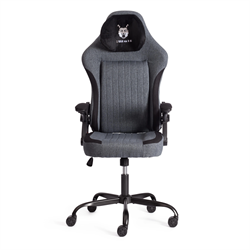 Кресло игровое TetChair iWolf ткань, черный/серый - фото 43275