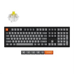 Беспроводная механическая клавиатура QMK Keychron K10 Max, 108 клавиш, RGB подсветка, Hot-swap, Keychron Banana Switch - фото 43334