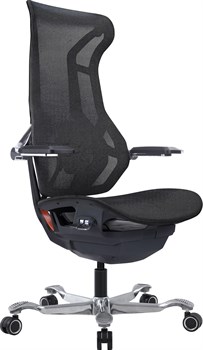Эргономичное кресло Everprof Atom Black Сетка
