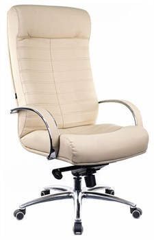 Кресло Everprof Orion AL M Кожа Бежевый - фото 44420