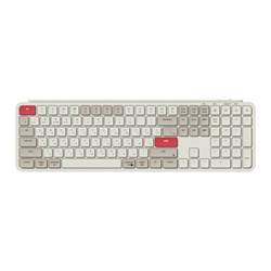 Беспроводная ультратонкая клавиатура Keychron B6 Pro, 109 клавиш, ножничные переключатели, цвет Retro Red - фото 44476