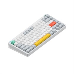 Беспроводная механическая клавиатура QMK Nuphy Halo75 V2 Ionic White, RGB, Hot Swap, Raspberry Switch - фото 44511