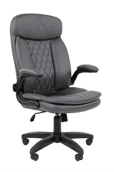 Офисное кресло Chairman 533 Россия экокожа серый - фото 44668