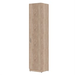 Шкаф колонка с глухой дверью SR-5U.1(R) Дуб Сонома светлый 386х375х1815 SIMPLE - фото 44731