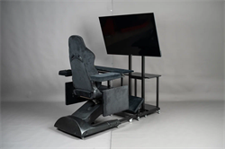 Киберстанция Оазис, Комплектация «Максимум 1» Подножник и стойка ТВ с полками - фото 45122