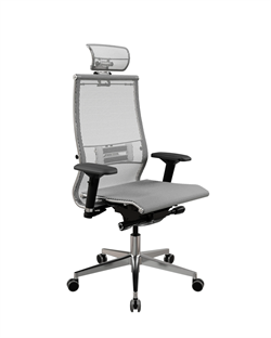 Эргономичное кресло Samurai S-3 Grey - фото 46159