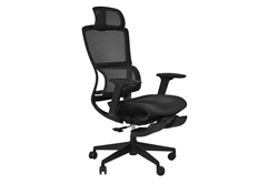 Офисное Компьютерное кресло SPARX FRS-9 Luster Black / Black NF-00001125