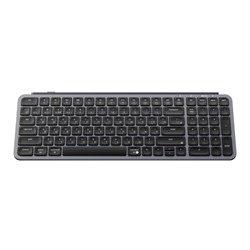 Беспроводная ультратонкая клавиатура Keychron B2 Pro, 98 клавиш, ножничные переключатели, цвет Space Gray - фото 46742