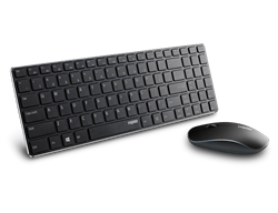 Комплект беспроводная клавиатура и мышь Rapoo X9310, Black