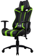 Игровое Кресло Aerocool AC120 AIR-BG black/green