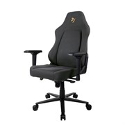 Компьютерное кресло (для геймеров) Arozzi Primo Woven Fabric Black-Gold