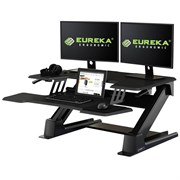 Подставка на компьютерный стол для работы стоя Eureka CV-PRO36B, чёрный