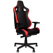 Компьютерное игровое кресло Noblechairs Epic (NBL-ECC-PU-RED) Compact BLACK/CARBON/RED Черный, красный