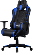 Компьютерное Игровое Кресло Aerocool AC220 AIR-BB black/blue