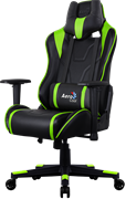 Компьютерное Игровое Кресло Aerocool AC220 AIR-BG black/green