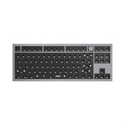 Механическая клавиатура QMK Keychron Q3 TKL ANSI Knob, алюминиевый корпус, RGB подсветка, Barebone, серый