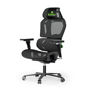 Компьютерное кресло (для геймеров) Eureka TYPHON, зеленый