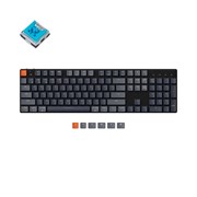 Беспроводная механическая ультратонкая клавиатура Keychron K5SE, Full Size, RGB подсветка, Blue Switch